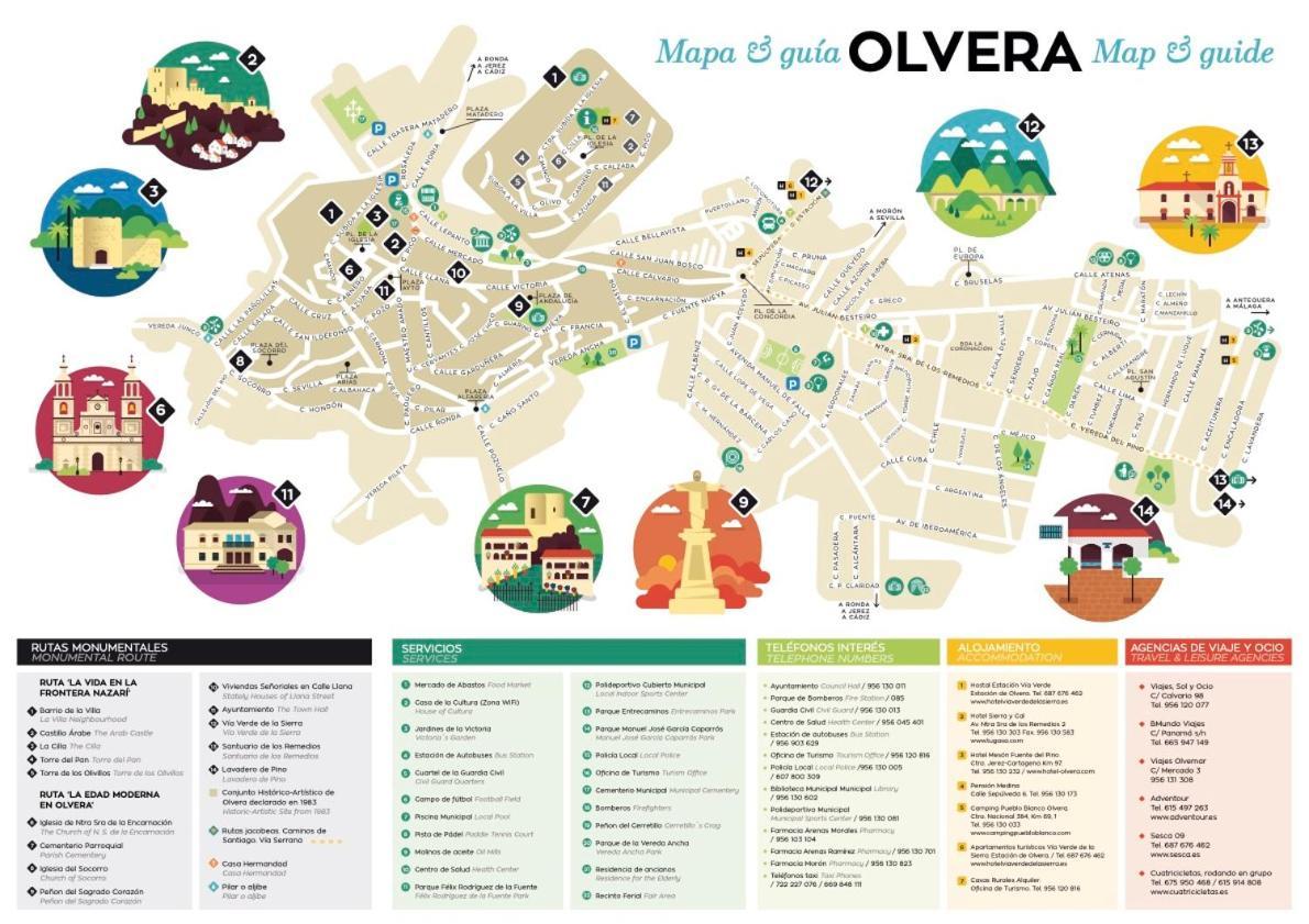 Vila Casa Del Arco Olvera Exteriér fotografie